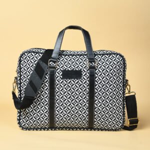 Jacquard laptop bag